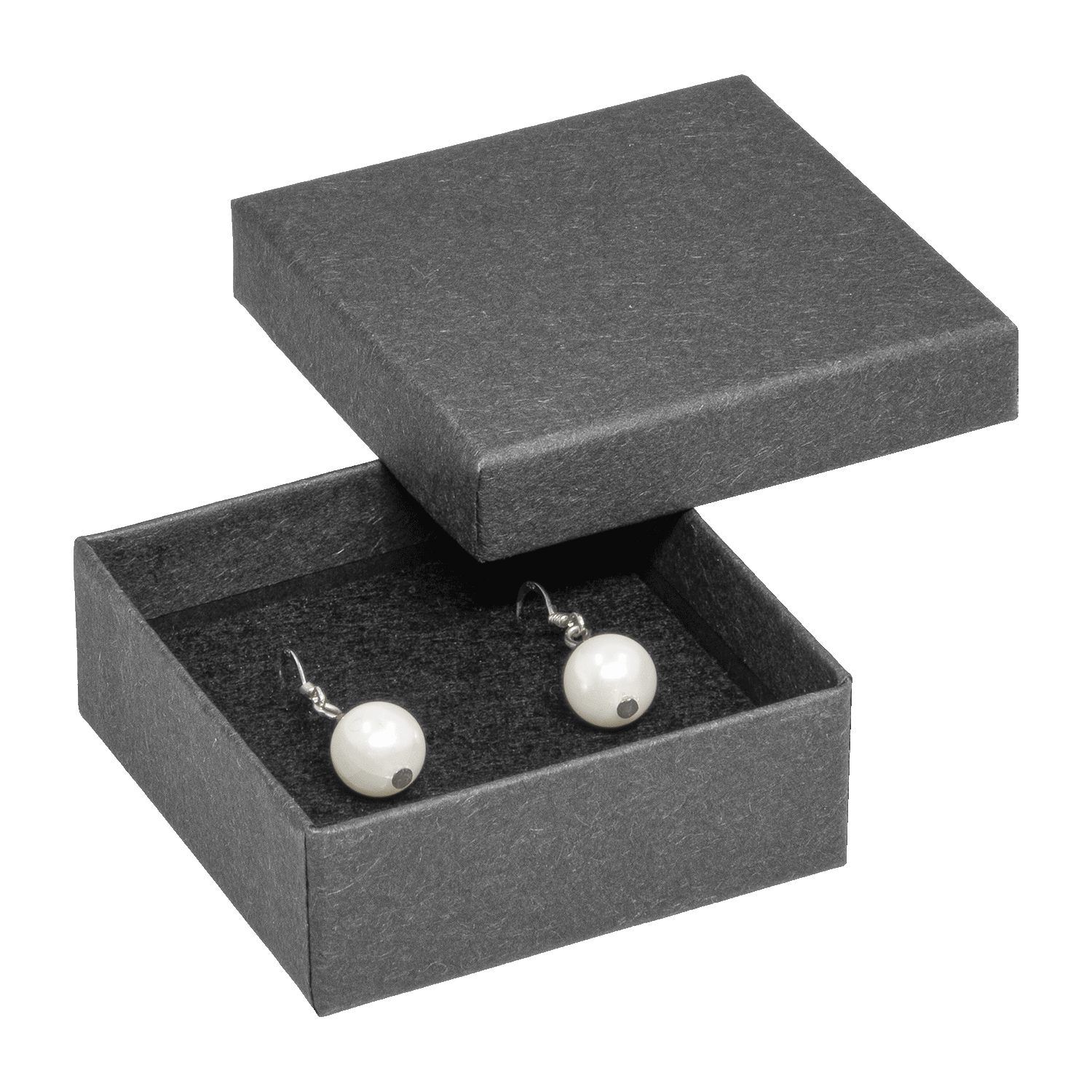 Sieradendoosjes van gerecycled karton voor collierhangers - oorbellen