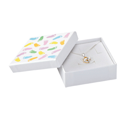 Kartonnen doosjes voor baby- en kindersieraden