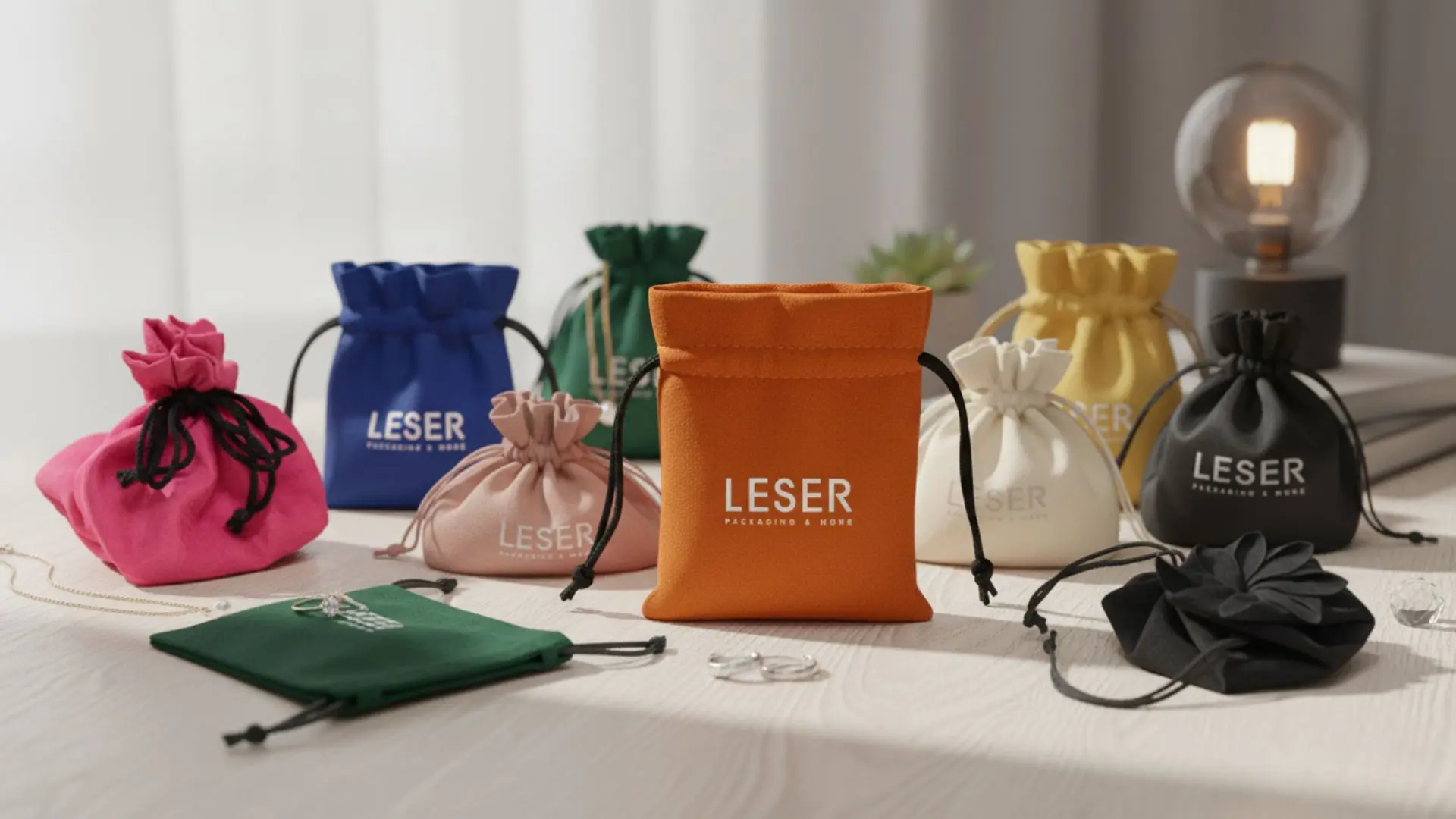 Individuele sieradenzakjes