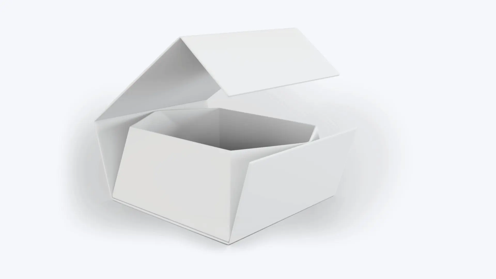 Vouwkartonnen doos met magnetische sluiting