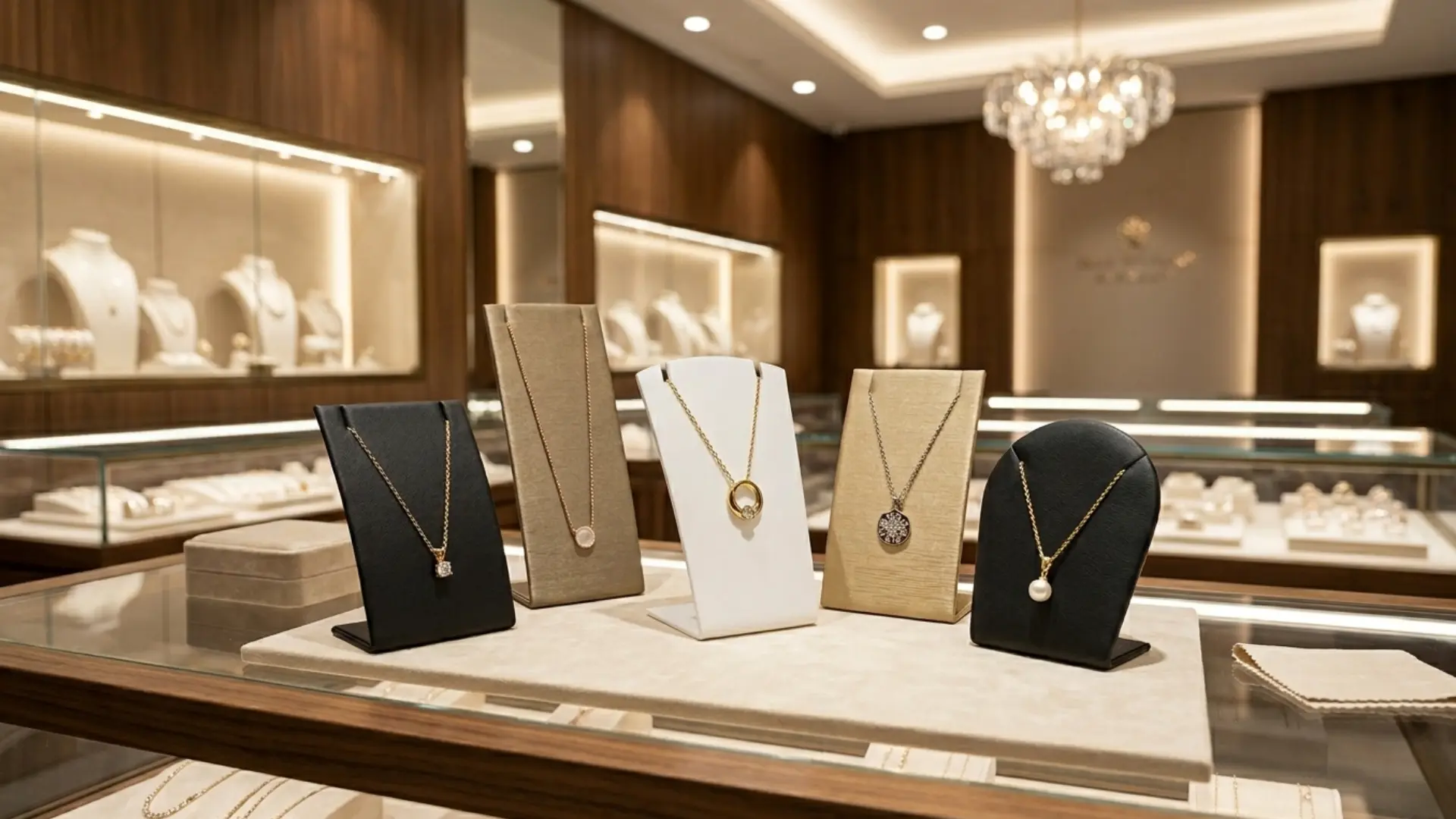 Schmuckständer für Halsketten und Colliers