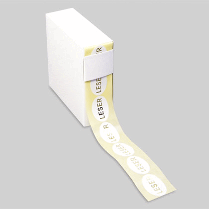 Ovale zelfklevende etiketten - medium Ovale zelfklevende etiketten - medium