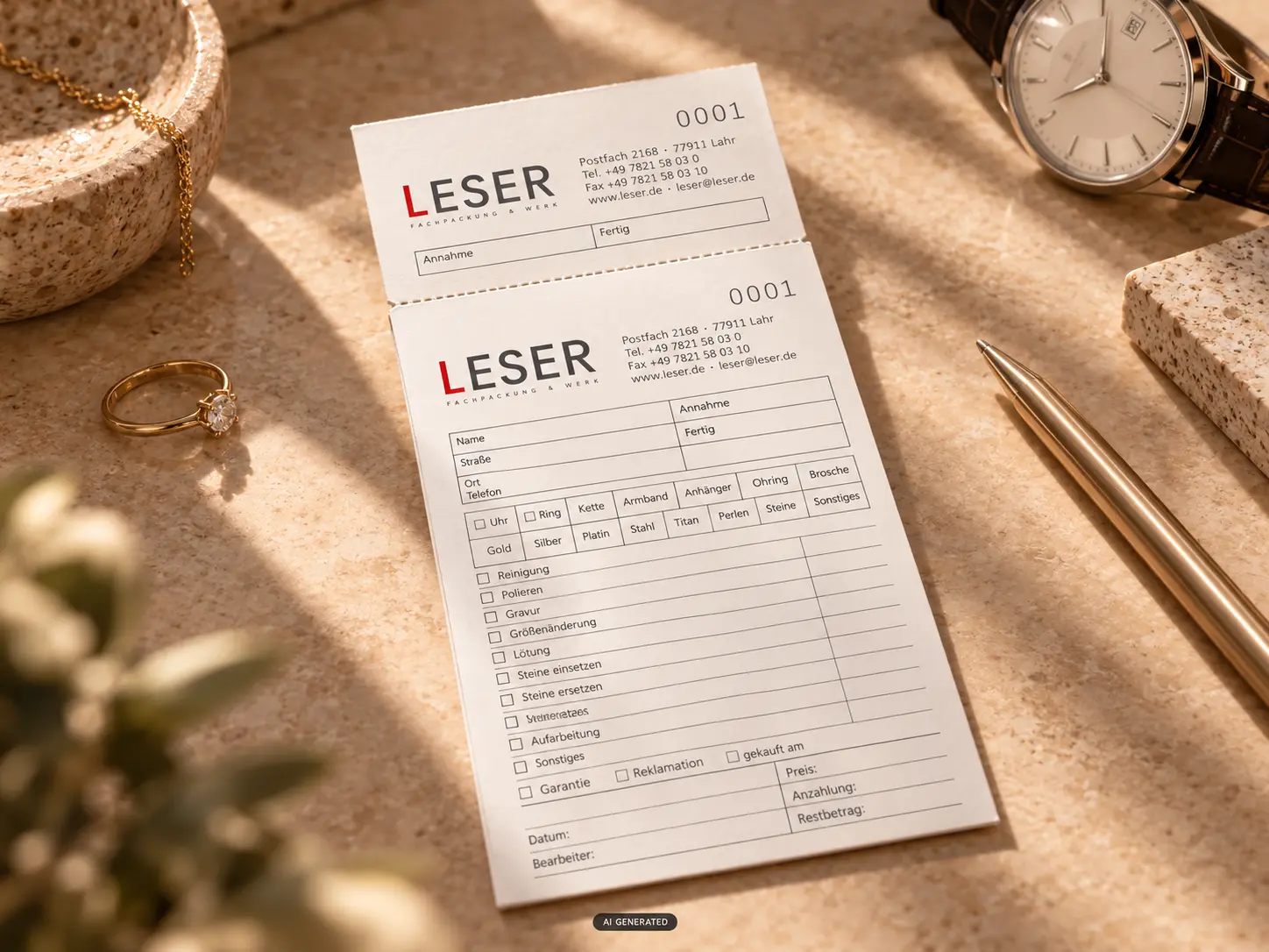 Deux parties, une commande : voici comment est conçue une pochette de réparation