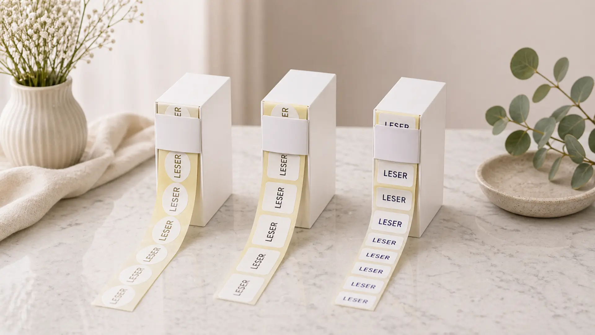 Étiquettes adhésives
