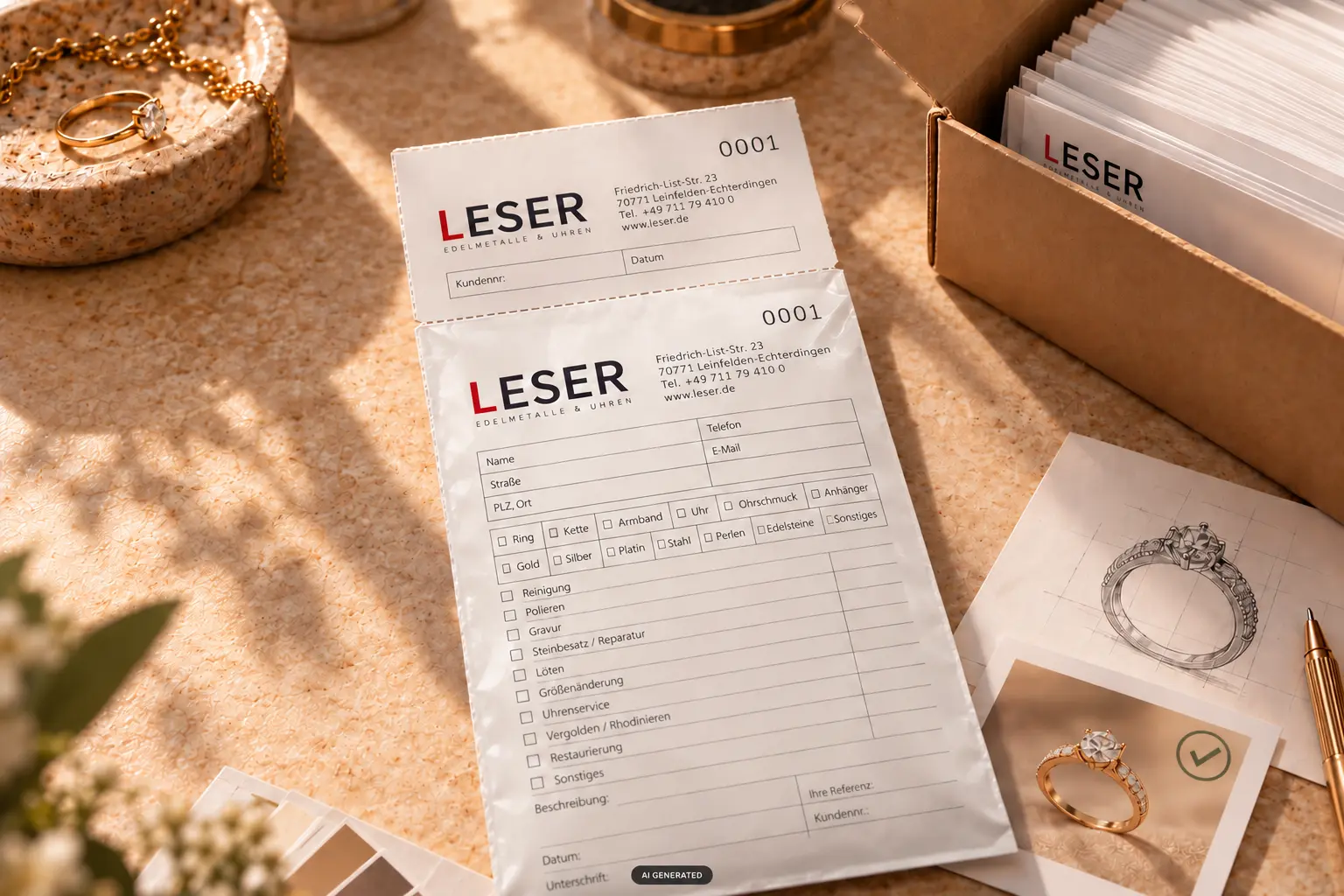 Le déroulement de votre commande