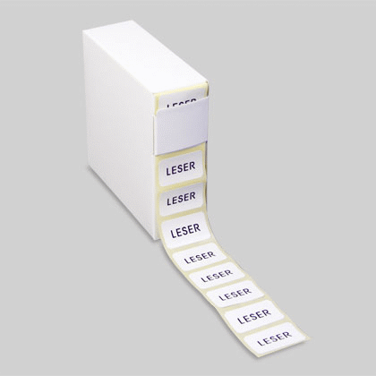 8-zijdige zelfklevende etiketten - medium
