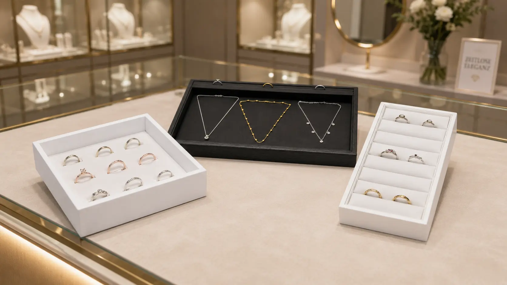 C'est pourquoi les plateaux à bijoux LESER en valent la peine